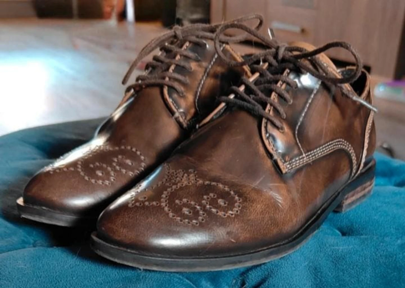 Brown leather lace-up shoes SPM Shoes & Boots size 36 – photo 5